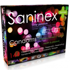 SANINEX CONDOMS GAY PASSION PONTOU 144 UNIDADES