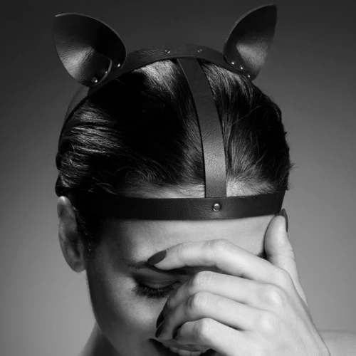 BIJOUX INDISCRETS MAZE CAT EARS HEADPIECE BROWN