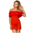 SUBBLIME SHORT DRESS + THONG RED S / M