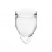 Satisfyer Menstrual Cups - SATISFYER SENTE-SE CONFIANTE MENSTRUAL CUP CLEAR 15 + 20ML