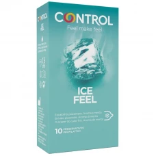 CONTROL ICE FEEL PRESERVATIVOS EFECTO FRIO 10 UNIDADES