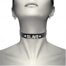 COQUETTE HAND CRAFTED CHOKER VEGAN LEATHER  - SLAVE